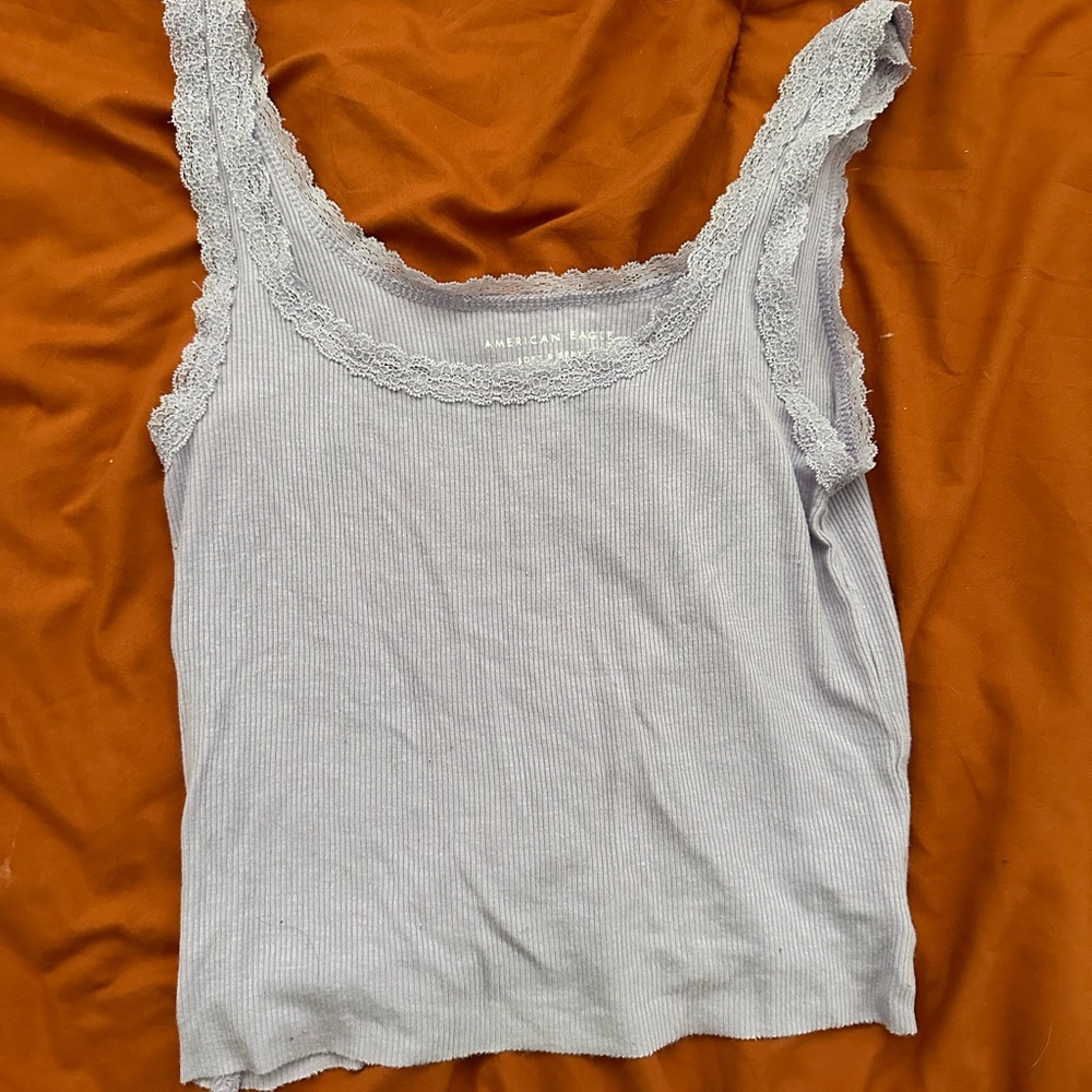 Purple American Eagle Tank Top